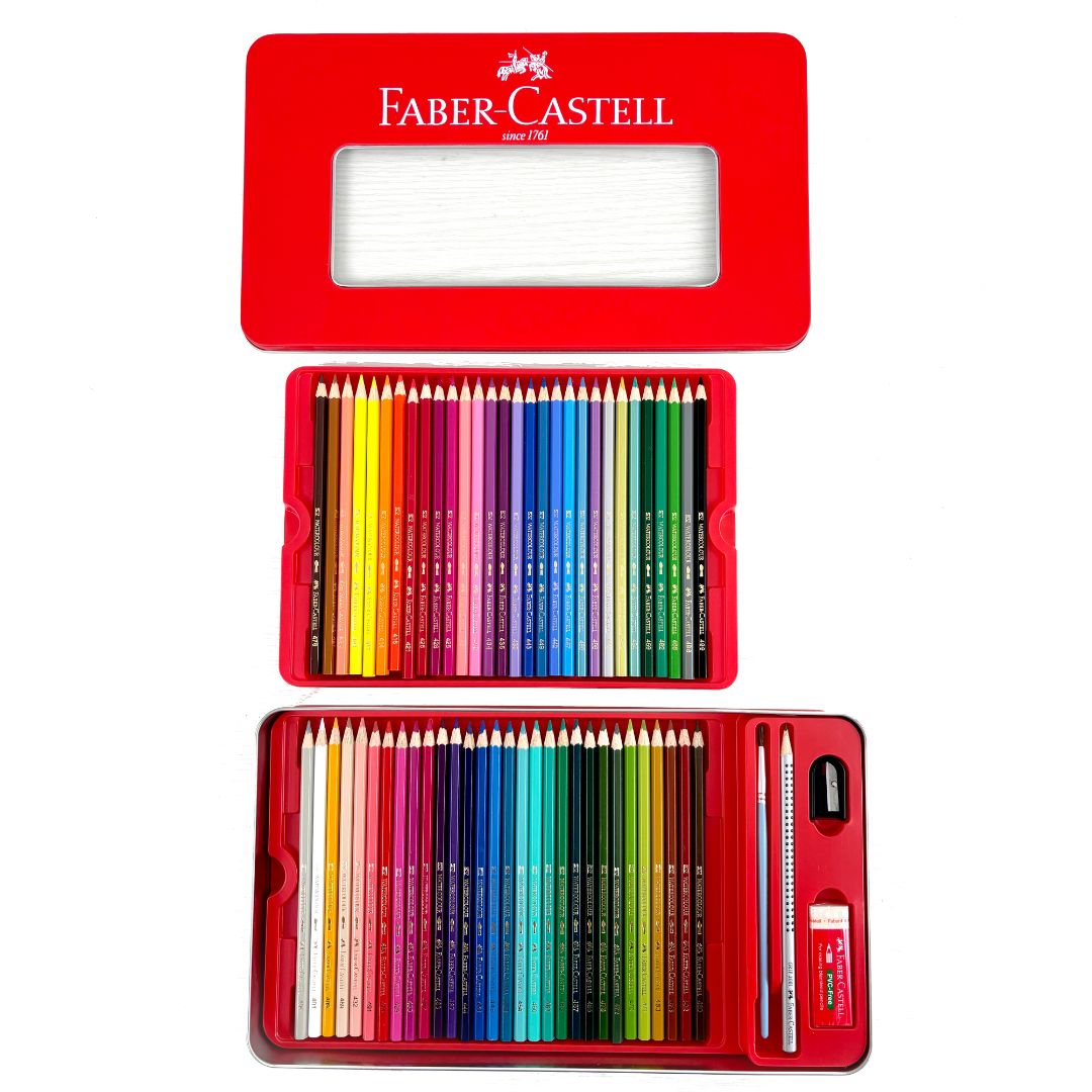 60 Watercolour Pencils Sketch Set